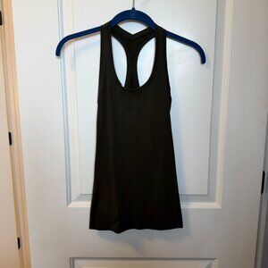 Lululemon Cool Racer Back Tank Dark Green